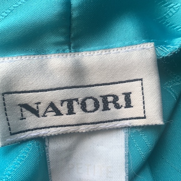 Natori satin robe with belted ties petite - Picture 8 of 8